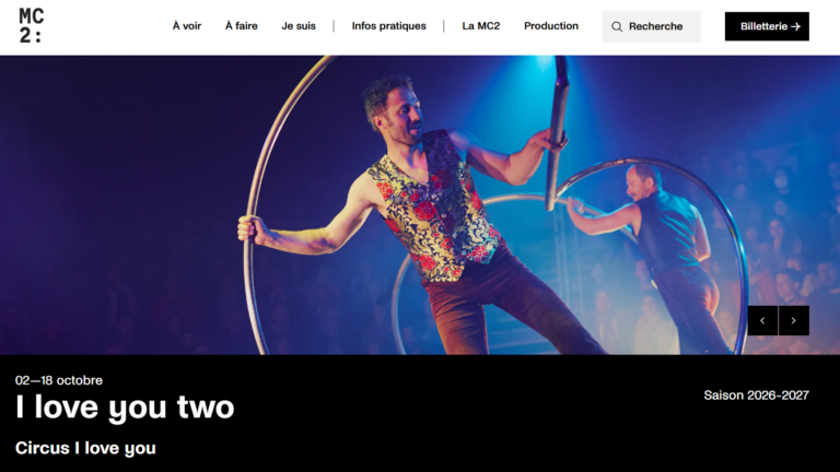 Le site Internet de la MC2 fait peau neuve pour une interface plus inclusive